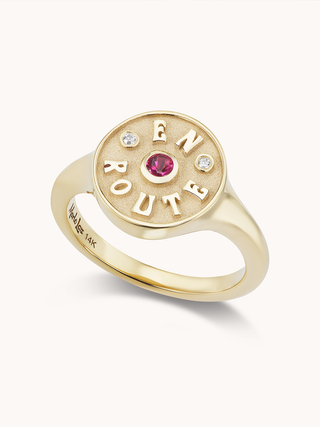 En Route Signet Pink Tourmaline