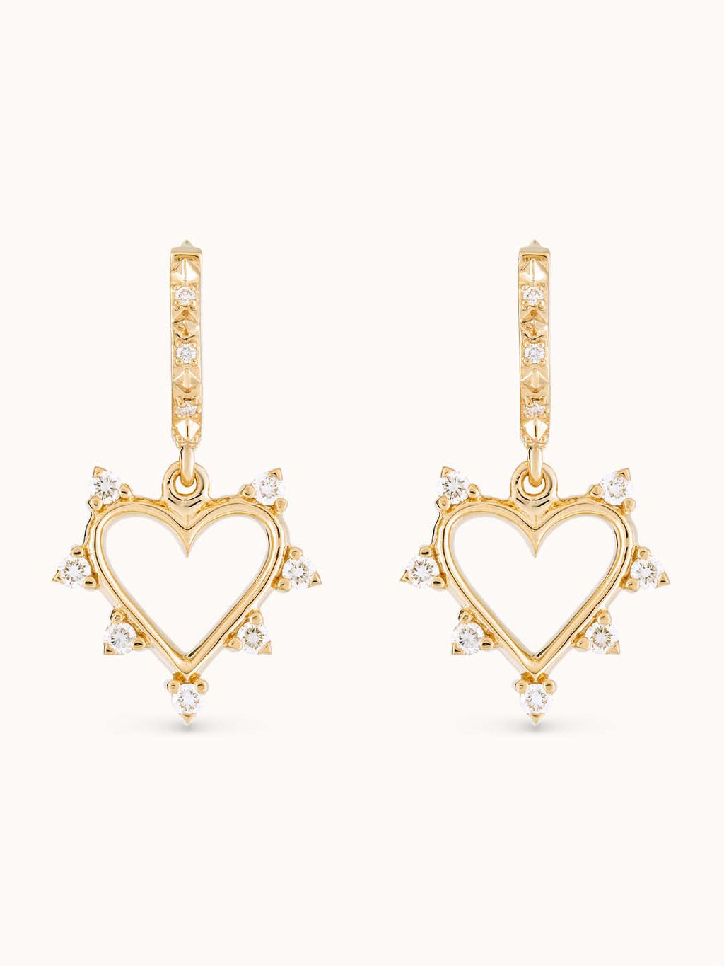 Open Heart Earrings | Marlo Laz