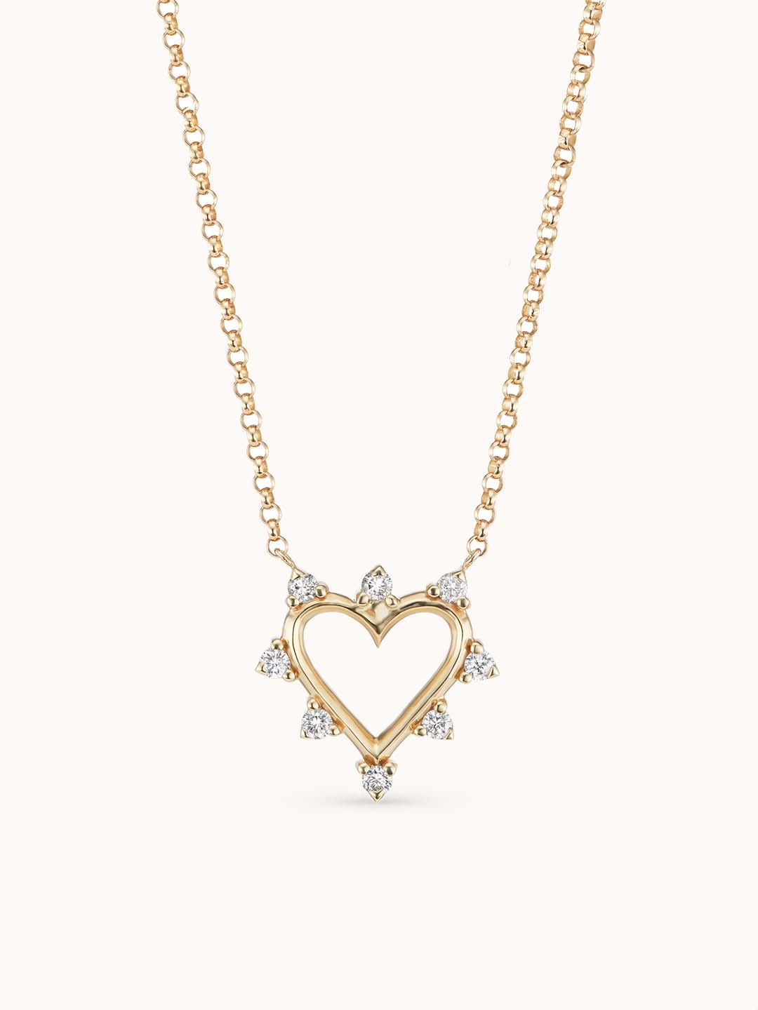 Mini Open Heart Necklace