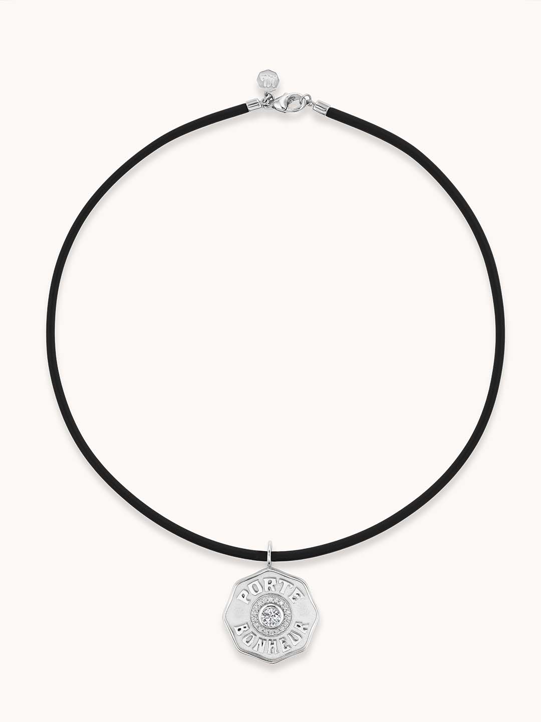 Buy BlueRicaOm on Adjustable Black Cord Necklace (Old Silver Finish) Online  at desertcartINDIA