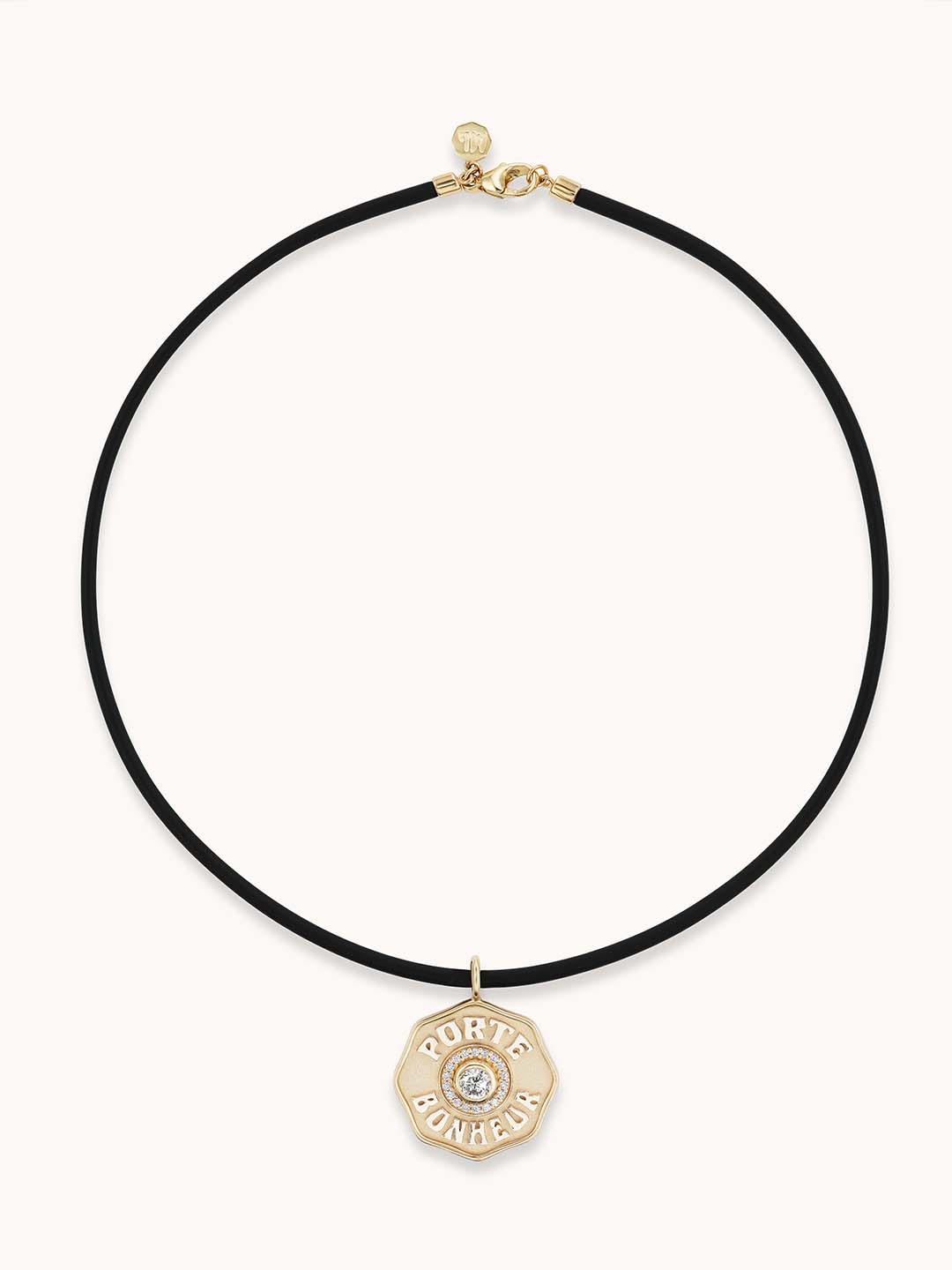 Corazon Black Silk Cord Necklace – Cadette Jewelry